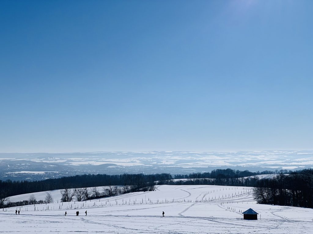 Schönfelder Hochland im Schnee