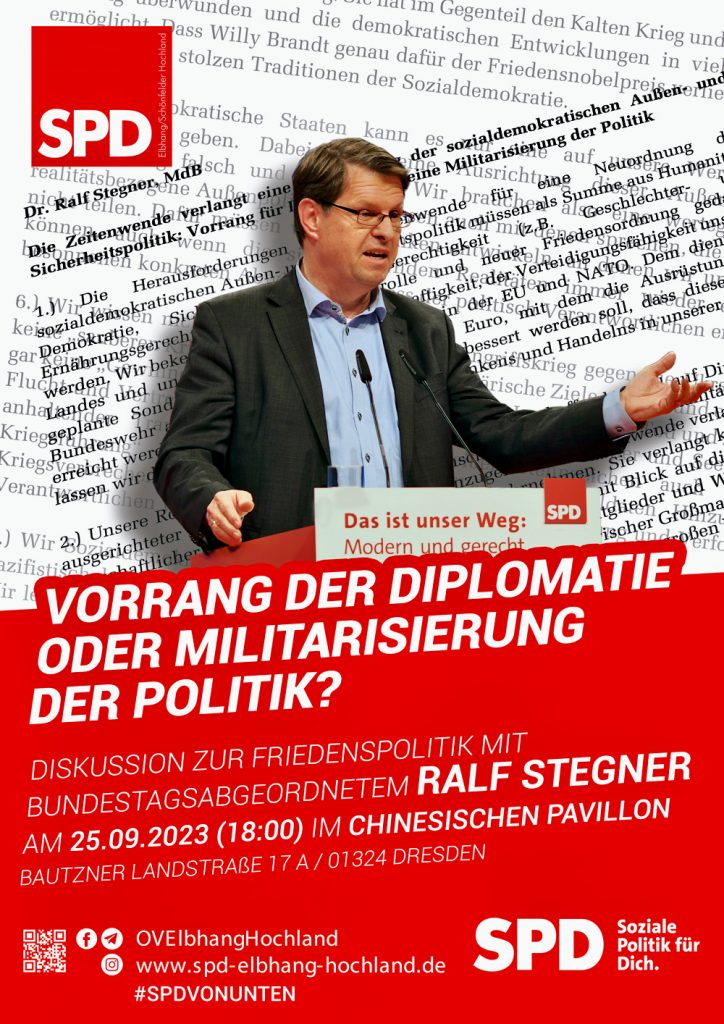 Waffen oder Diplomatie? Neue Außenpolitik für die SPD?