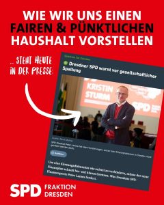 Dresden SPD Fraktion Stadtrat Haushalt