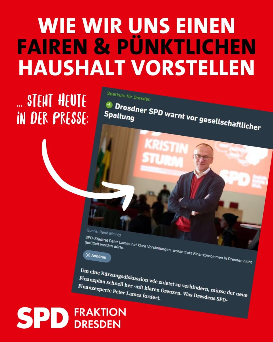 Dresden SPD Fraktion Stadtrat Haushalt